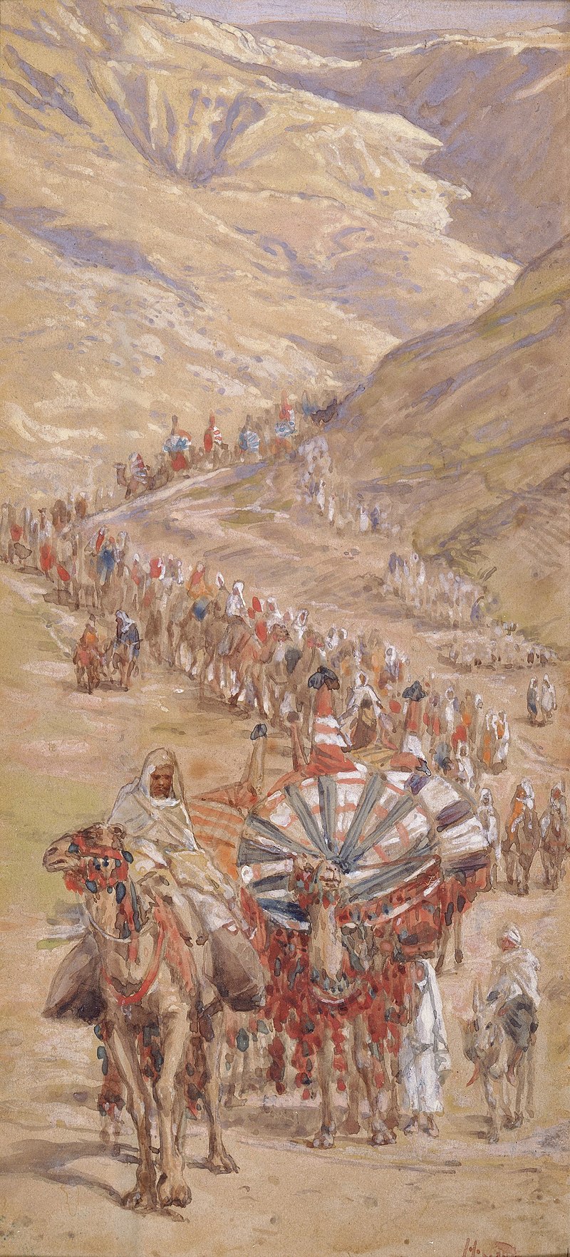 800pxTissot_The_Caravan_of_Abraham NAZARENE NOTES